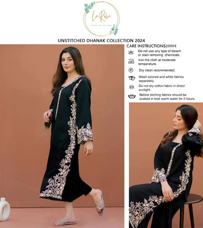 2pc Mix Brands Embroidered Lawn Set