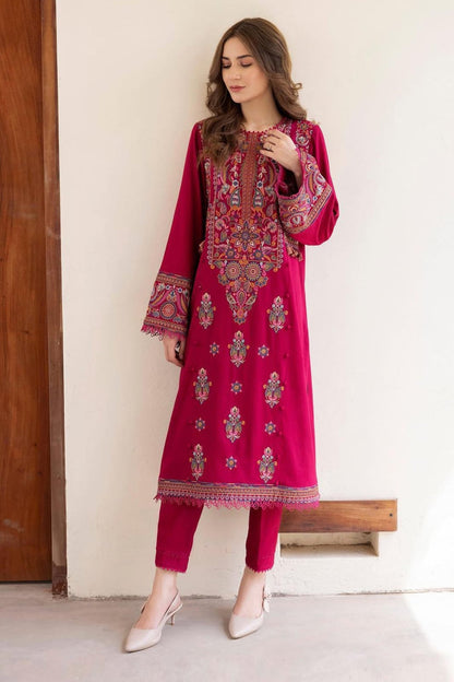 2pc Mix Brands Embroidered Lawn Set