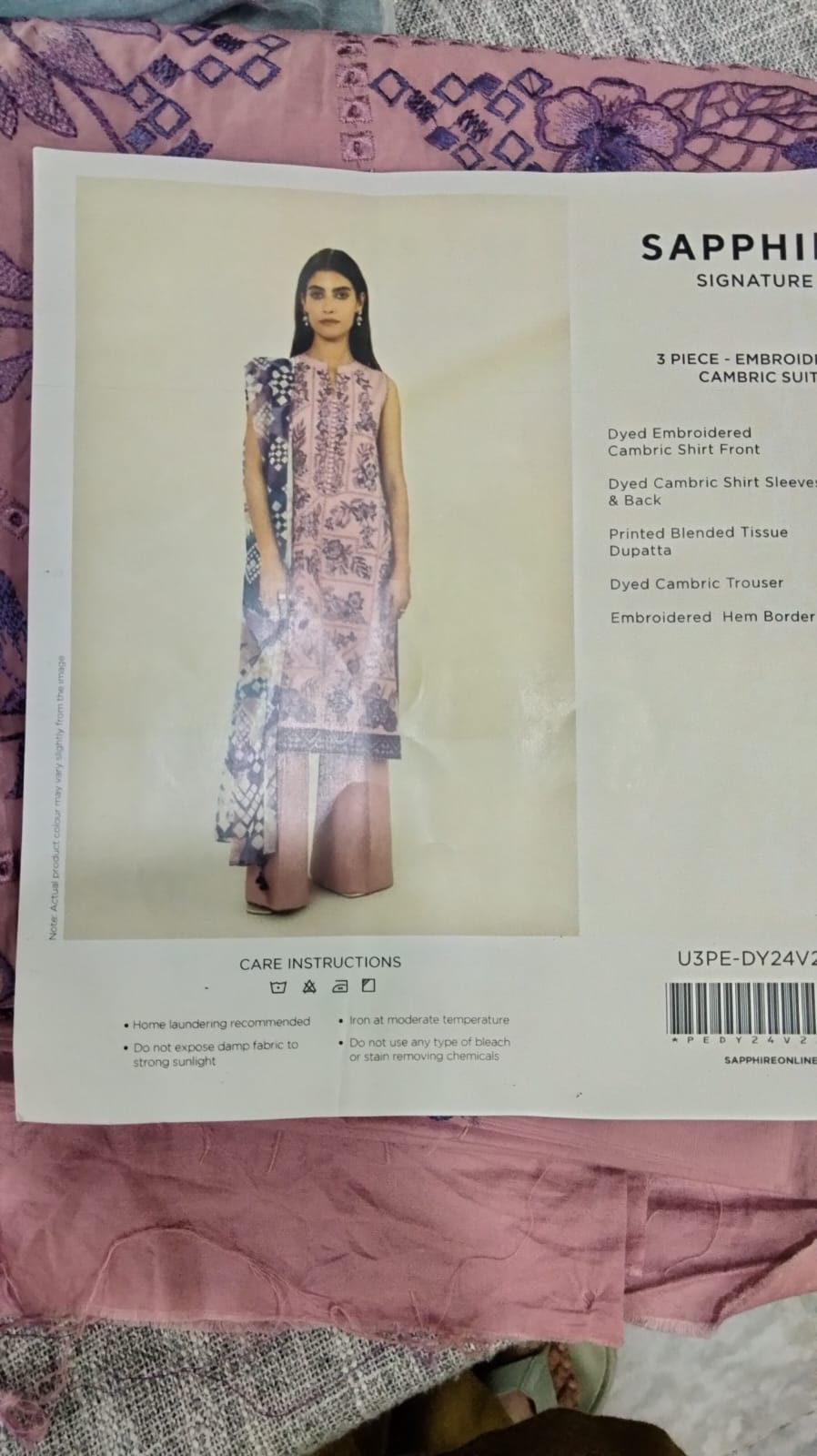 Sapphire Luxury 3pc Collection
